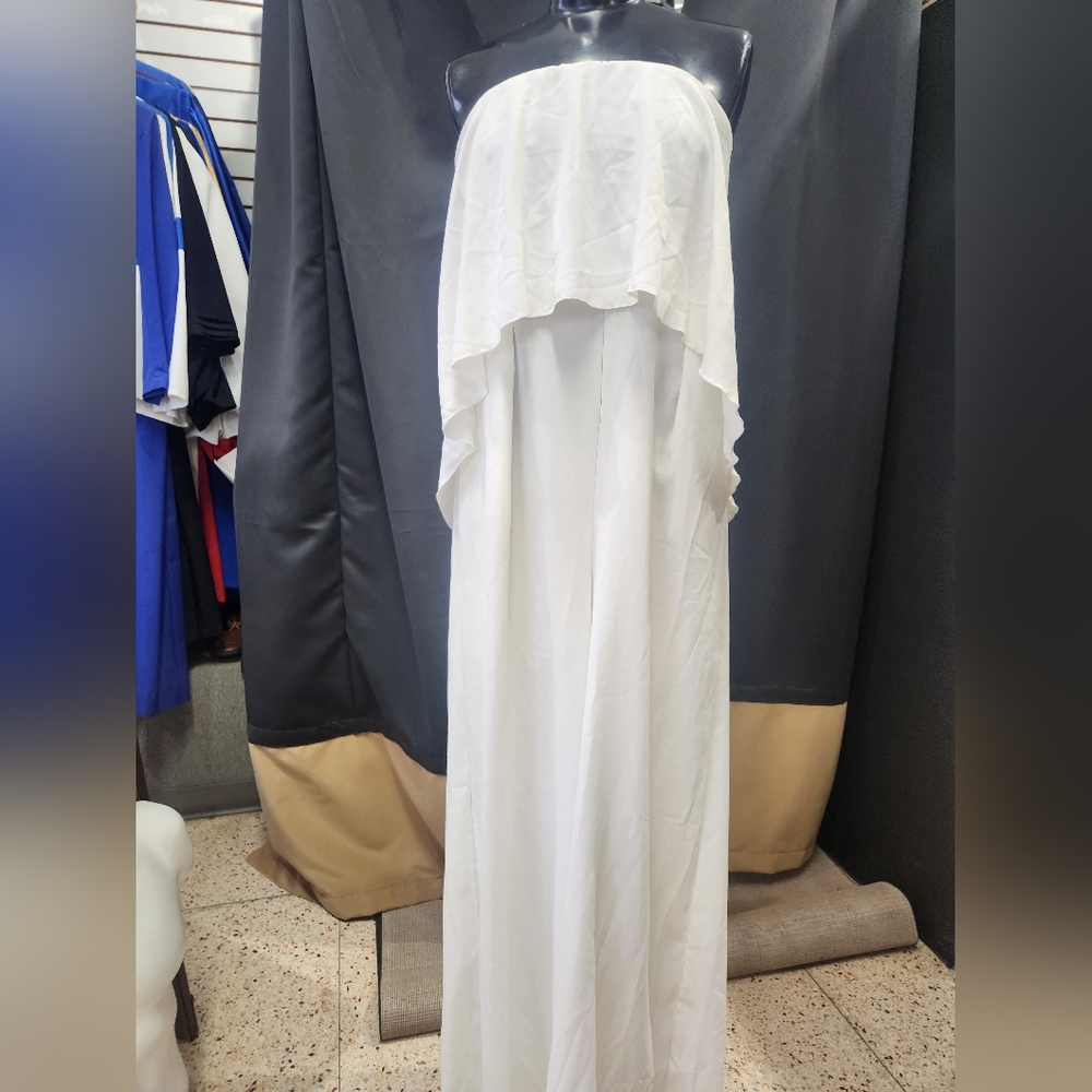 Overall. White Color. Size L.